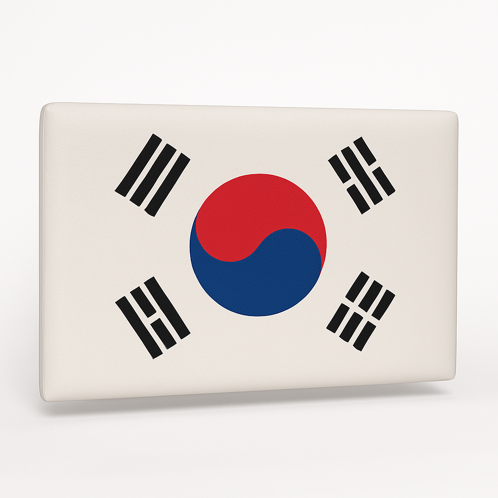 South Korea Flag TV Cover